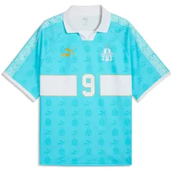 PUMA Olympique Marseille King Retro Trikot Herren 28 - team aqua/puma white XXL