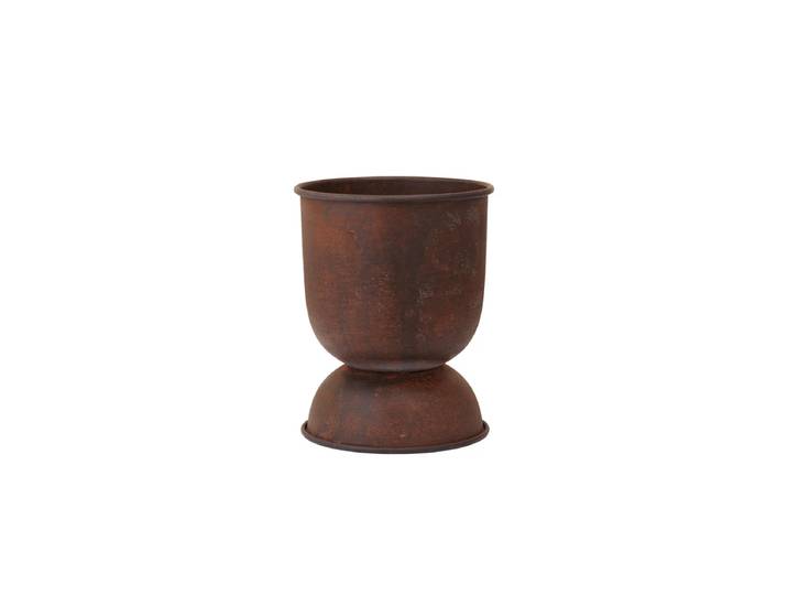 Ferm Living - Hourglass Blumentopf extra-small, Ø 21 x H 30 cm, rost
