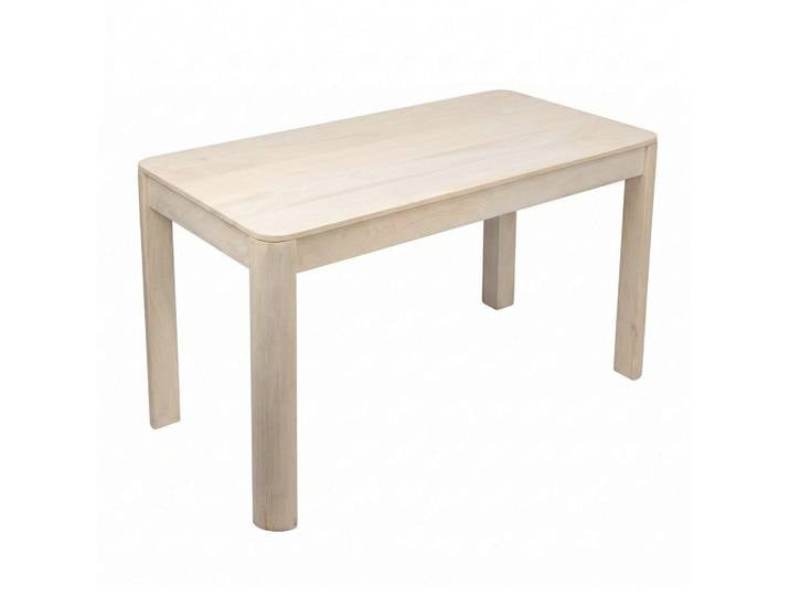Livetastic Esstisch, Weiß, Holz, Mangoholz, massiv, rechteckig, eckig, 76x60x120 cm, Esszimmer, Tische, Esstische