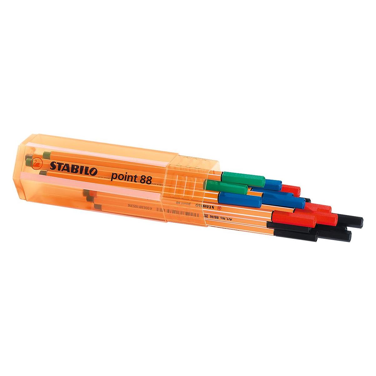 Stabilo Fineliner Point 88 Office Box (20x) (8820-6)