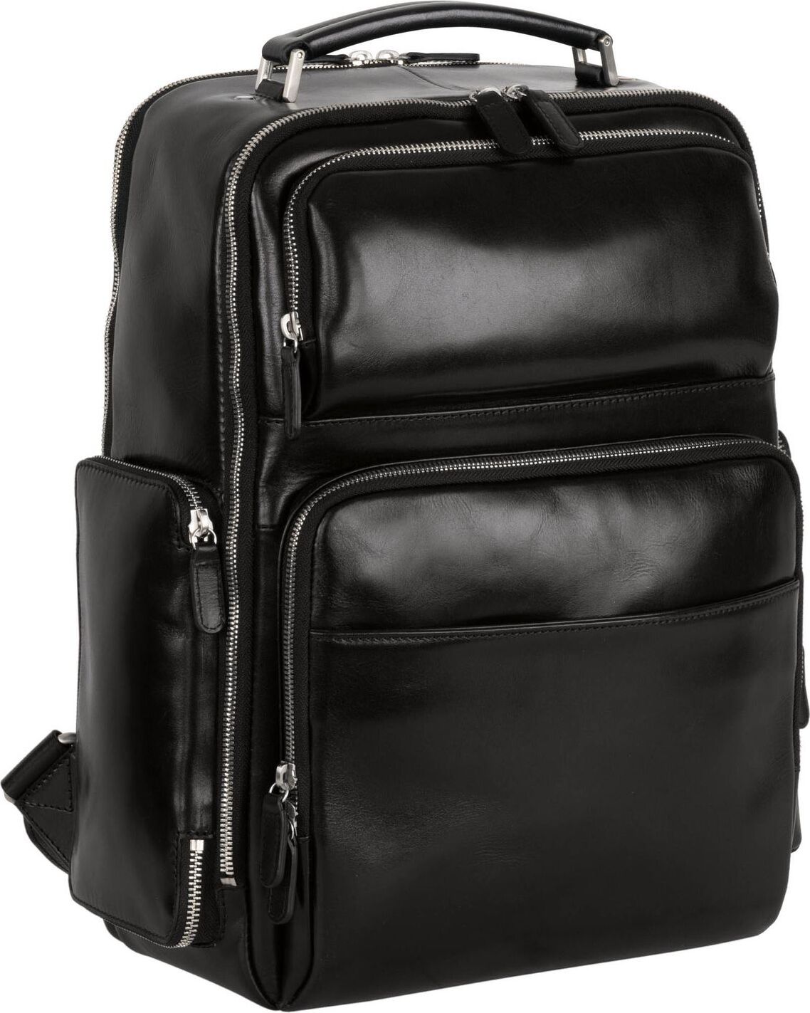LEONHARD HEYDEN Laptoprucksack Rucksack mit Laptopfach Cambridge Bus Backpack Black schwarz