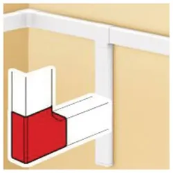 Legrand 637113 Flachwinkel 25x40mm halogenfrei