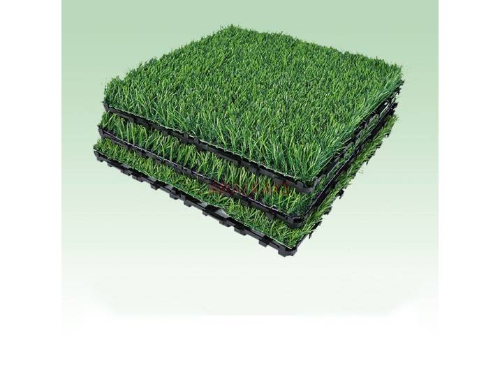 11 pièces cour balcon épissage pelouse sol simulation artificielle terrasse extérieure tapis de pelouse artificielle fausse herbe