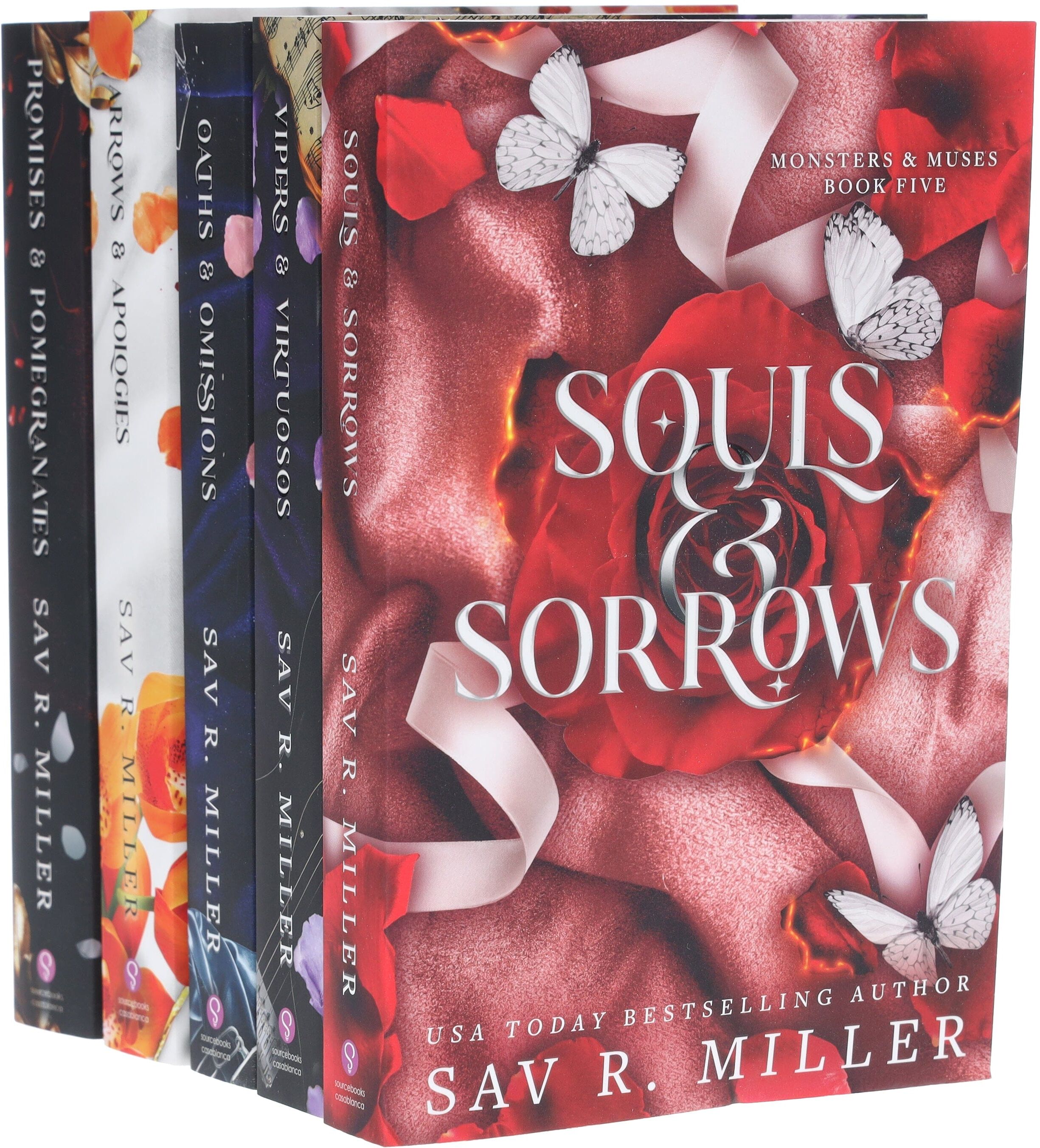 Monsters & Muses Series by Sav R. Miller 5 Books Deluxe Edition Collection Set - Fiction - Paperback Sourcebooks