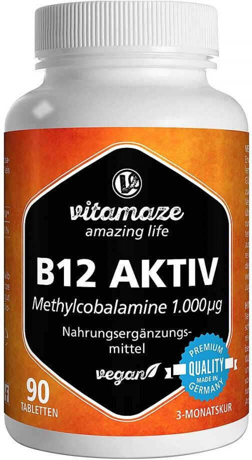 B12 Aktiv 1.000 [my]g vegan Tabletten 90stk