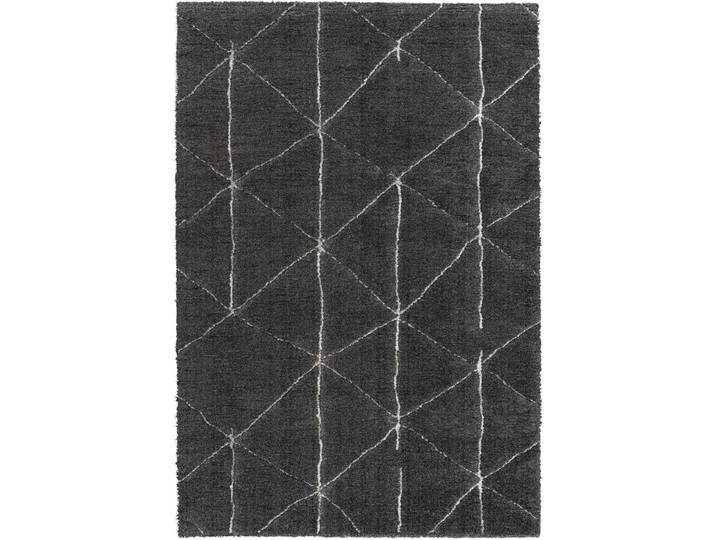 Teppich Shimena anthrazit Symmetrie Polyester 133 x 195 cm