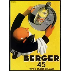 POSTER Frances Berger 45 1935 A3 Rahmenlos