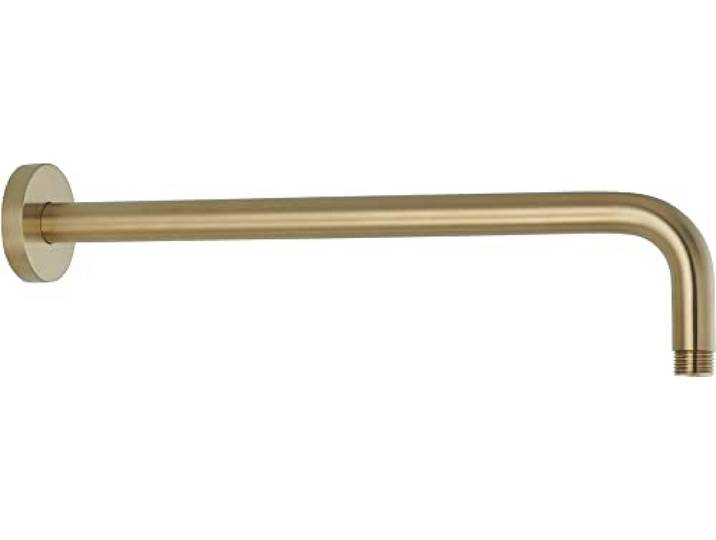 Ben Round douche-arm 40cm Geborsteld messing