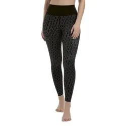 Anita Active High Waist Sport Massage Tights Schwarz Muster 44 Damen