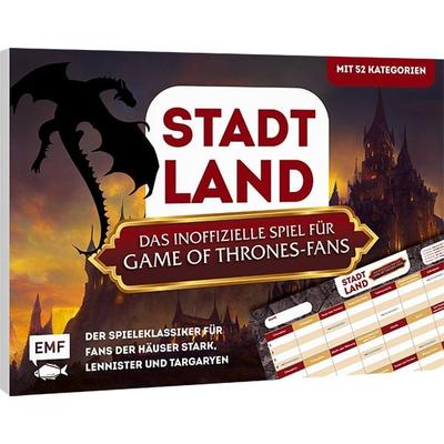 Stadt, Land, das inoffizielle Spiel für Game of Thrones-Fans – Der Spieleklassiker für Fans der Häuser Stark, Lannister und Targaryen