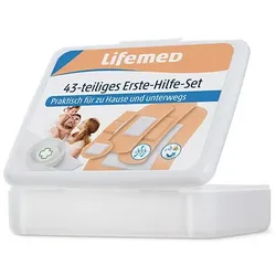Lifemed Erste-Hilfe-Set braun 43-teilig 120 Sets