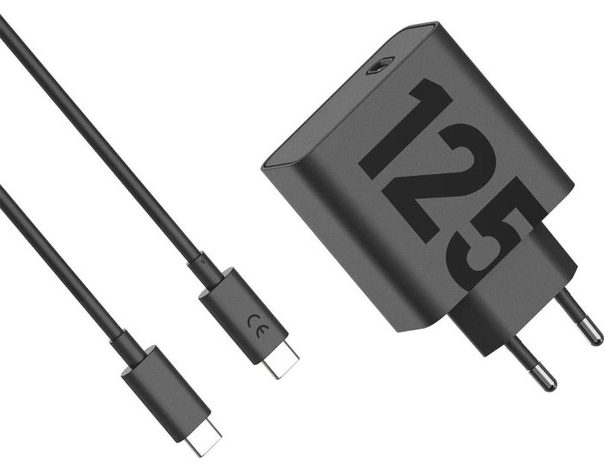 Motorola Motorcycle Charger 125W Fast Charging USB-C naar USB-C met 1m kabel - Zwart