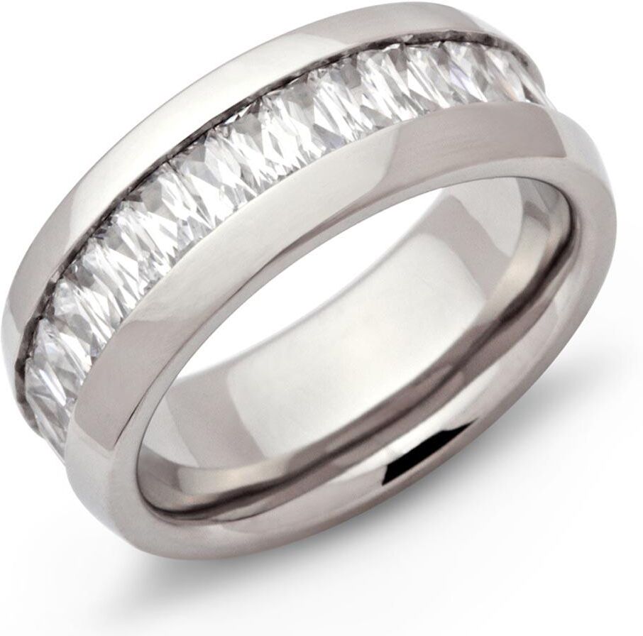 Unique Trauringe Edelstahl Eheringe 8mm Gravur silber