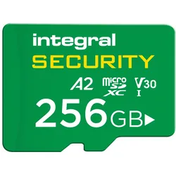 INTEGRAL Security Micro SDXC-Card 256GB UHS-1 V30 R100/W50 MB/s