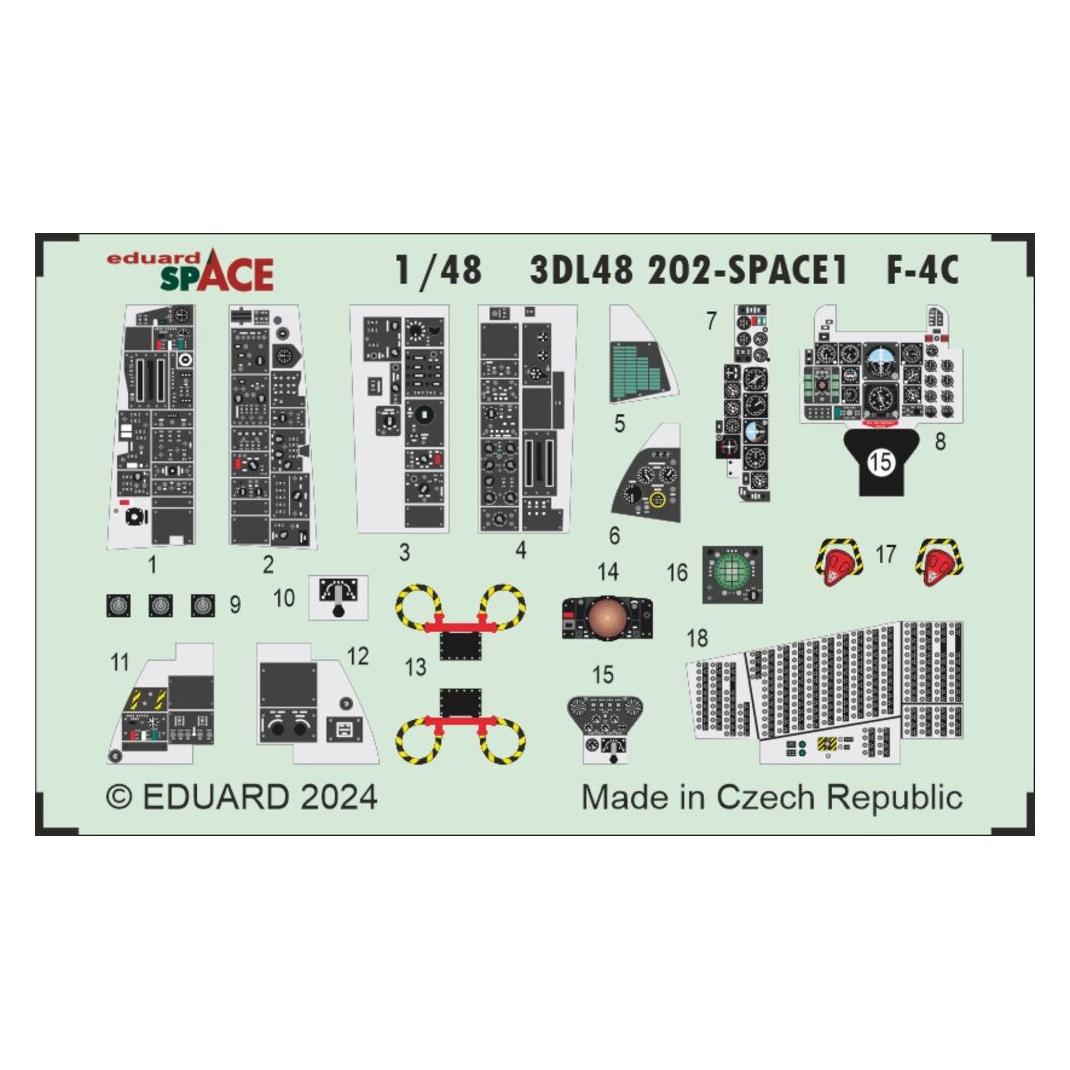 Eduard F-4C SPACE (3DL48202)