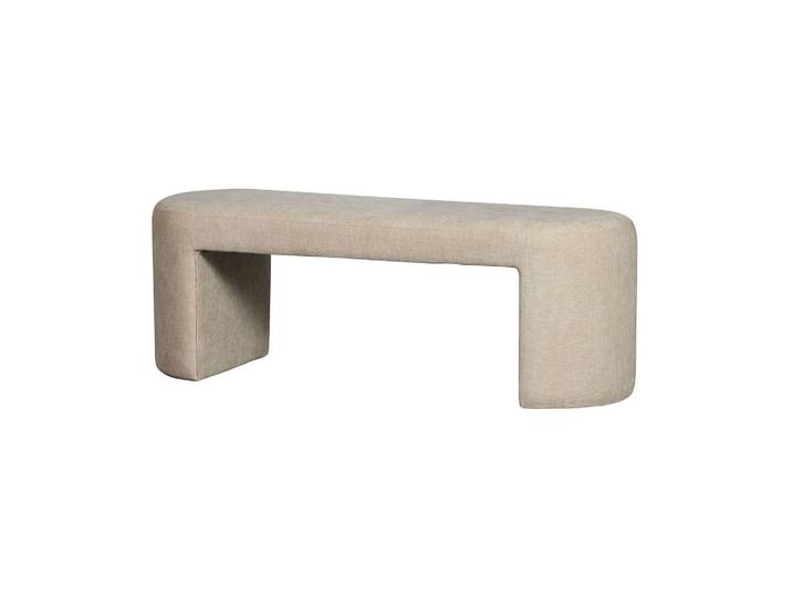 Banc rembourré 130 cm chenille naturel JACOB