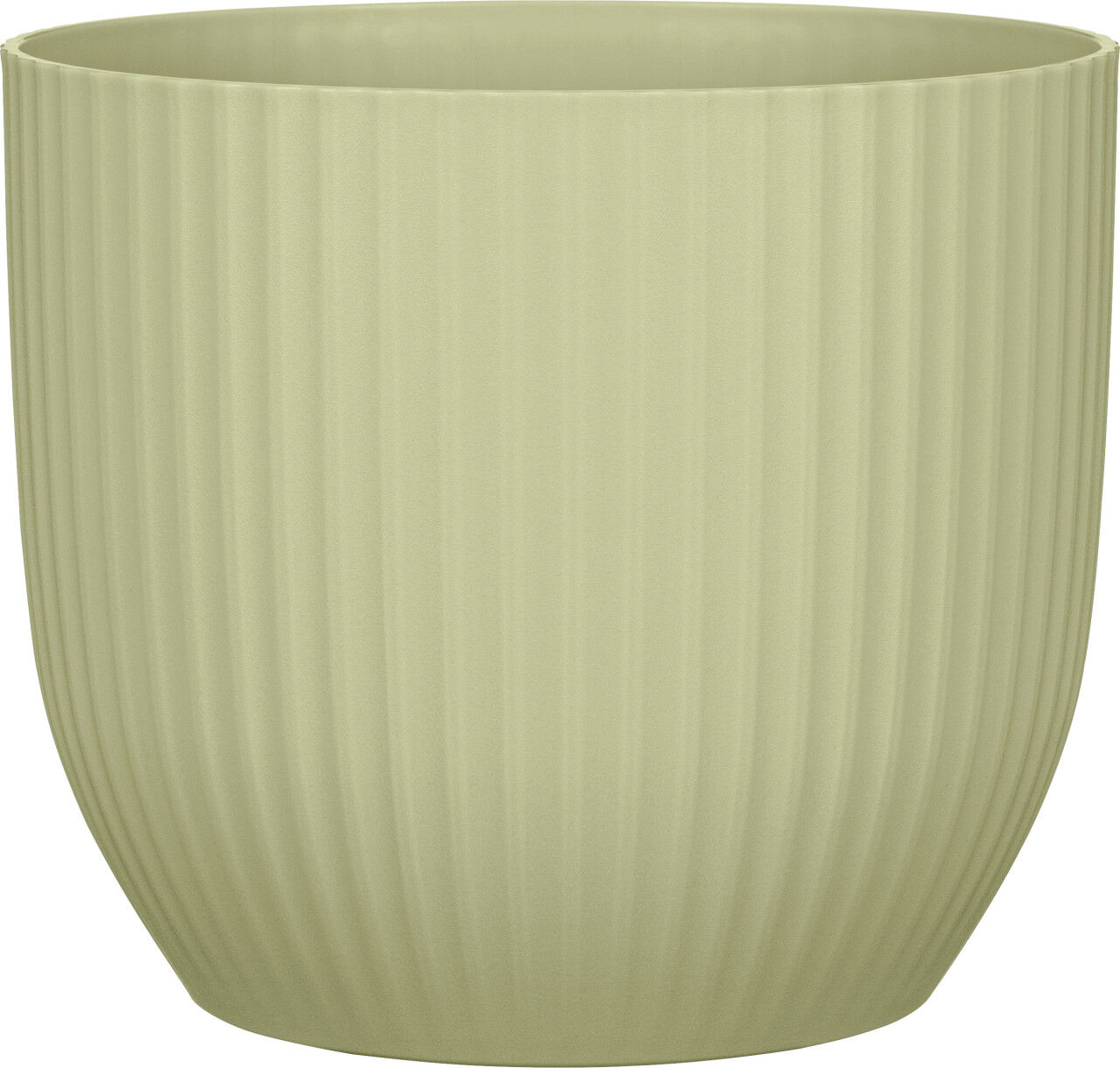 Scheurich Blumentopf Kunststoff Ø 17,6 x 15,4 cm gentle green