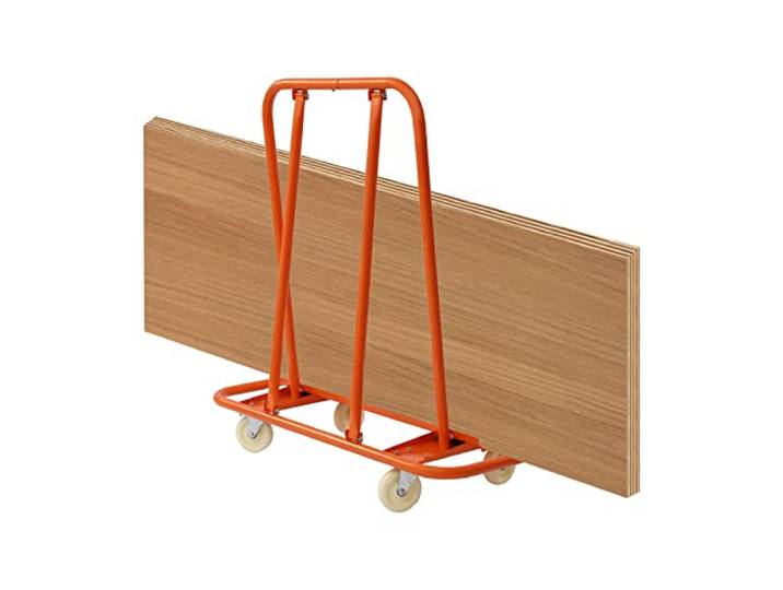 Levkitch Plattenwagen 725kg 4 Universalrädern Plattentransportwagen Q235-Stahl Plattentransporter Transporthilfe Plattenroller Plattformwagen Schwerlast Rollwagen 117 * 58 * 119cm (725kg)