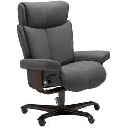 Stressless Bürostuhl Magic Office Leder Grau Batick Grey M (Medium)