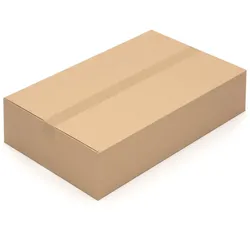 KK Verpackungen 50x FALTKARTON 700 x 440 x 160 mm, PAKETVERSAND KARTON 70x44x16 cm BRAUN - Neu