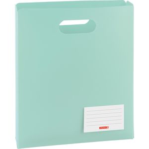 Brunnen Heftbox 104163554, aus Kunststoff, A4, 5 cm Füllhöhe, mint, Öffnung oben