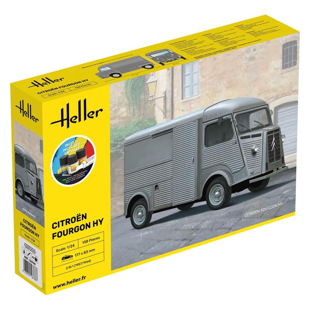 Heller STARTER KIT Citroen Fourgon Hy "Tube (56768)