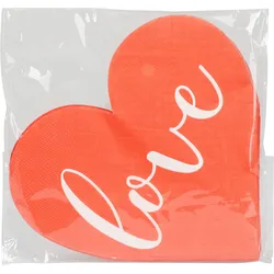 Servietten HEART (BL 33x33 cm) - BL 33x33 cm