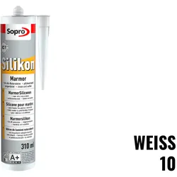 Sopro Bauchemie Silikon MarmorSilikon 310ml - Kartusche Weiß 10