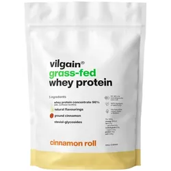 VILGAIN Getränkepulver Grass-Fed Whey Protein Zimtschnecke | 1000g Be