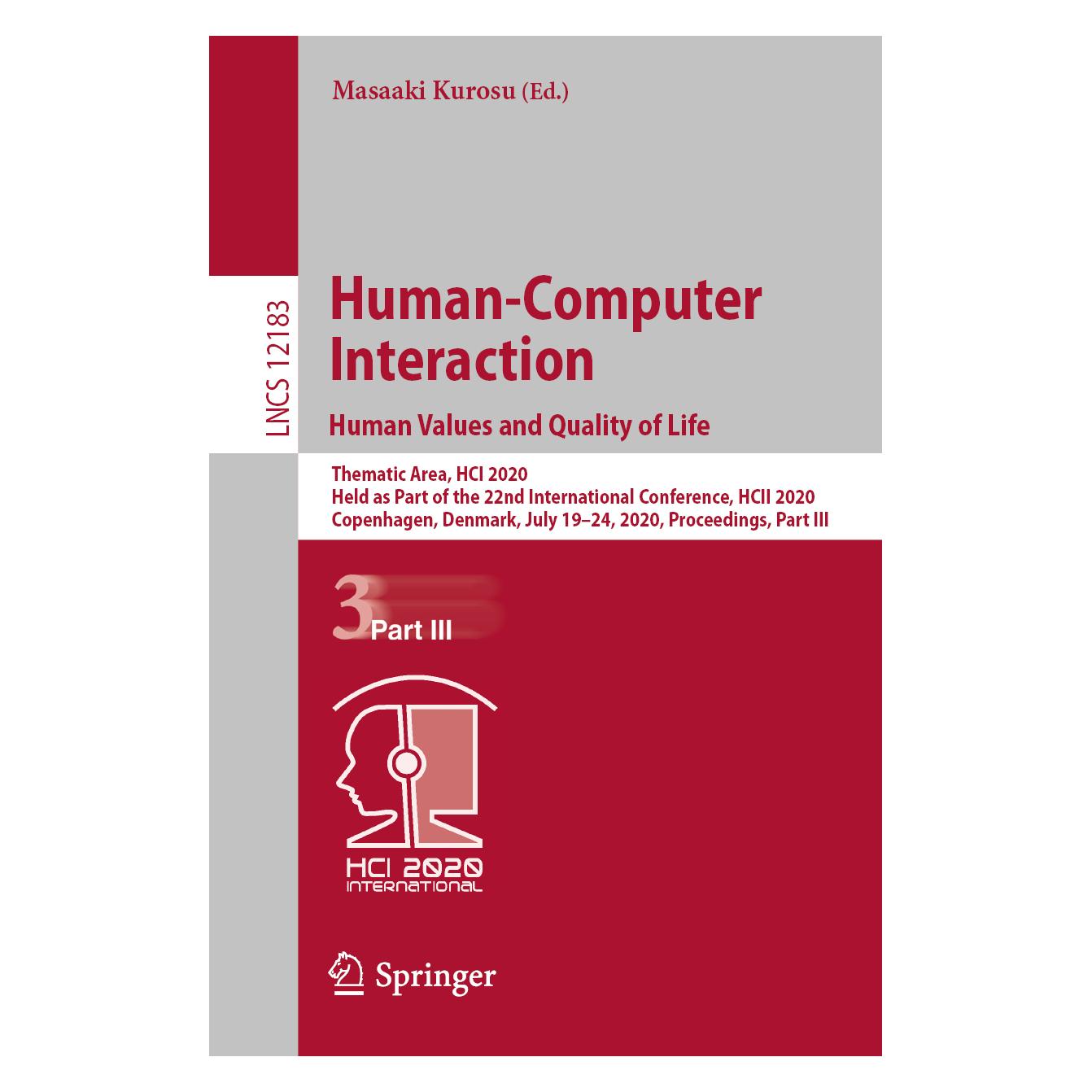 Springer Human-Computer Interaction. Human Values and Quality of Life (Englisch, Softcover, Masaaki Kurosu) (56138506)