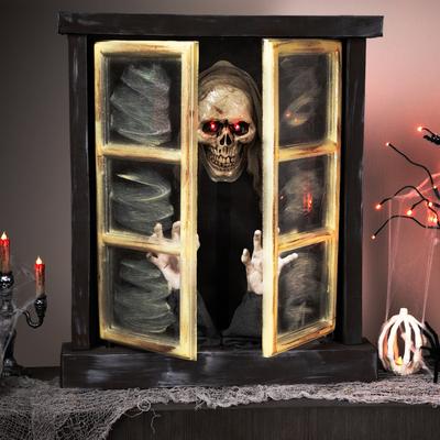Northlight "29"" Lighted and Animated Opening Window Halloween Decoration"