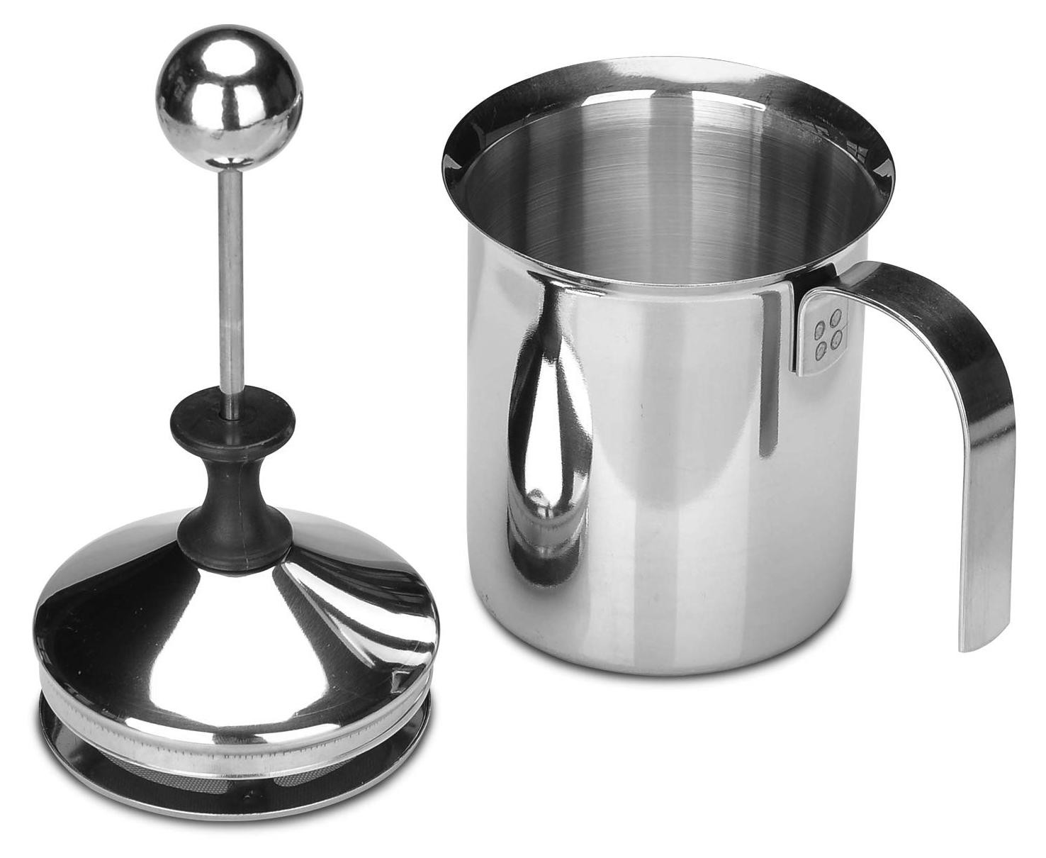 Dripio RVS handmatige melkopschuimer, 400 ml