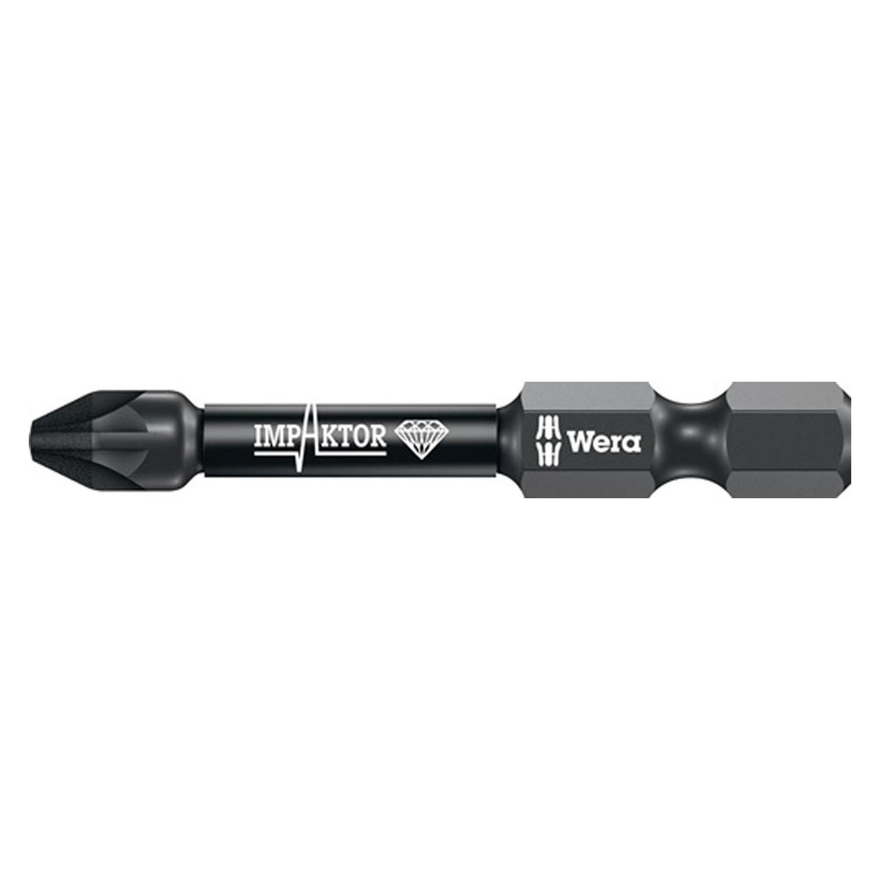Wera Bit 855/4 IMP DC PZD2 L.50mm 1/4 Zoll E6 ( 4000829273 ) (05157661001)