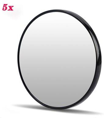 Uplift Picks Precision View Magnifying Makeup Mirror With Suction Cup 5x 10x 15x 5x black