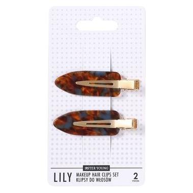 Galeria Hobby Lily Hair Clips For Makeup Blue Coffee 2 Pieces (2 Stk.) (54741763)