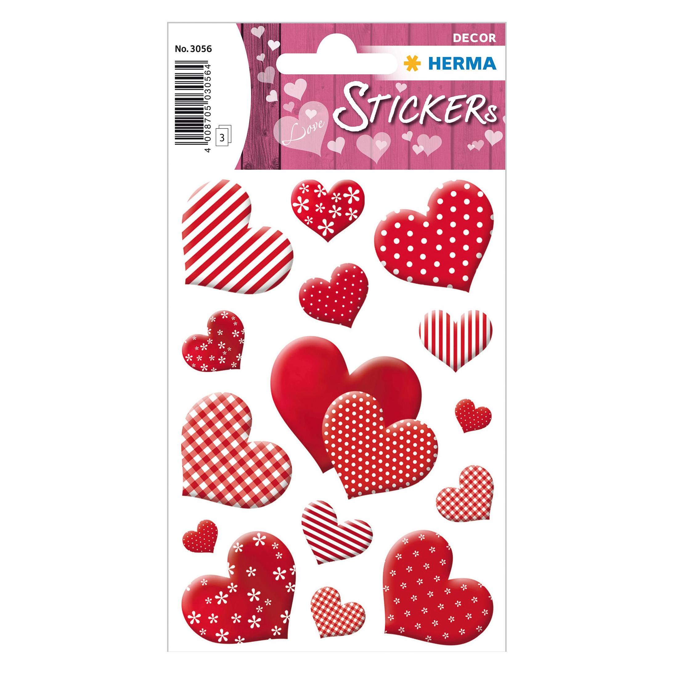 Herma Sticker Herzen (45 Sticker) (3056)