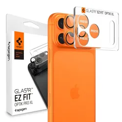 Schutzhülle Spigen Optik Pro XL Glas.TR EZ Fit für iPhone 17 Pro (oranžové)