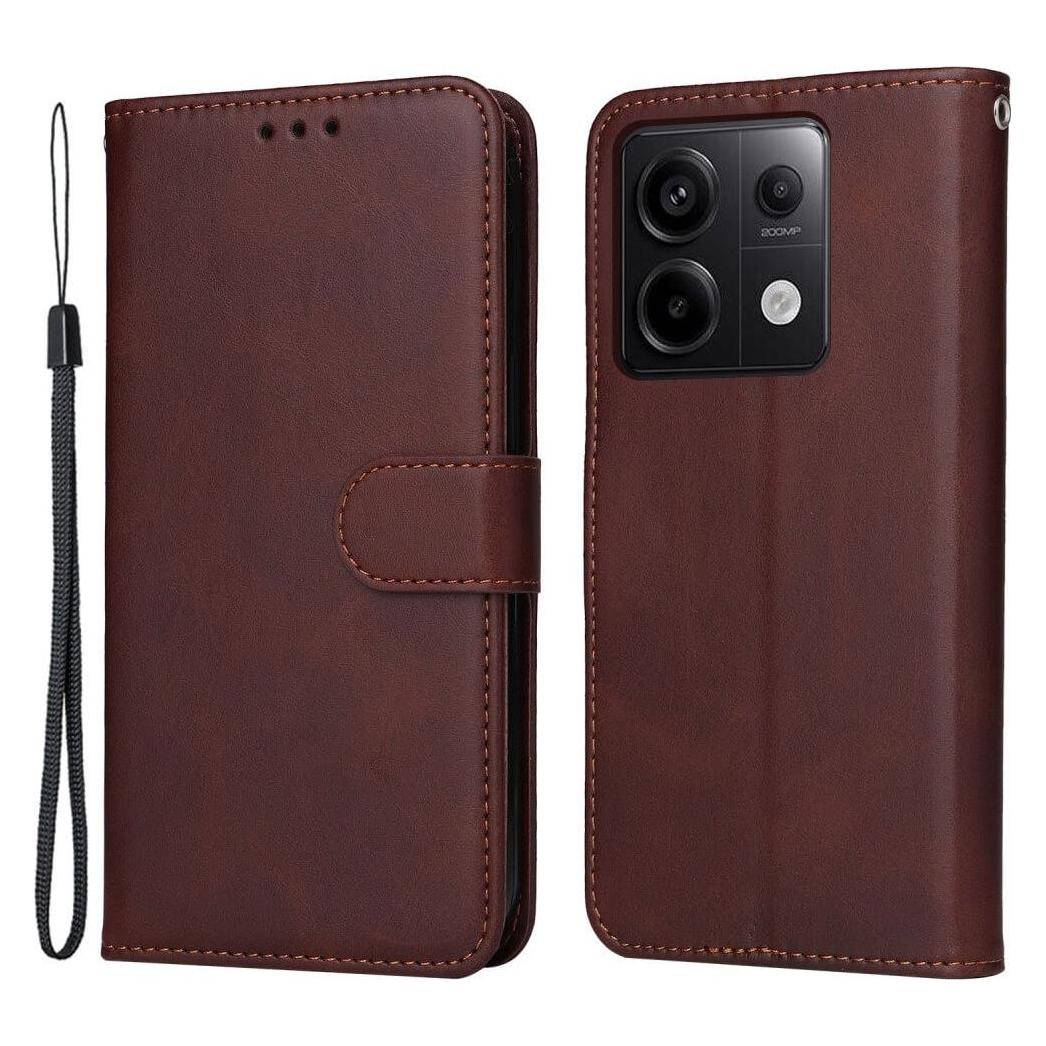 Cover-Discount Xiaomi Redmi Note 13 Pro - Premium Handyhülle Etui braun (Xiaomi Redmi Note 13 Pro) (660173911B)