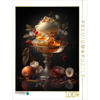 CALVENDO Puzzle Orangen-Frost | 1000 Teile Lege-Größe 64x48cm Foto-Puzzle für glückliche Stunden