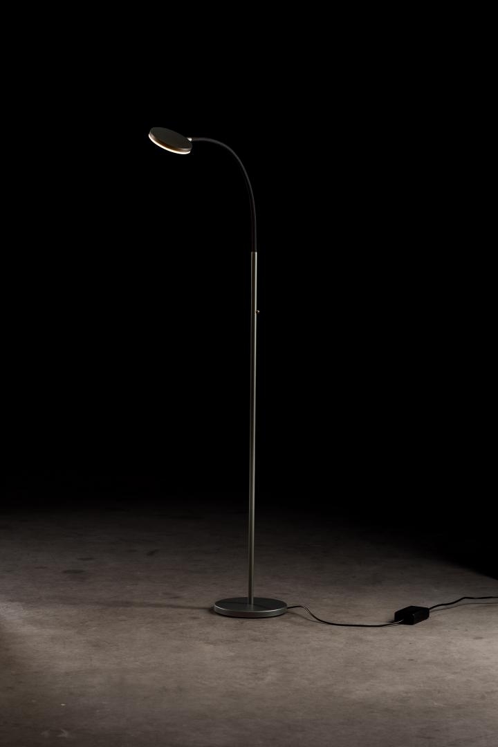 Holtkötter LED-Leseleuchte FLEX Platin/schwarz 9920-1-625 4251322750784