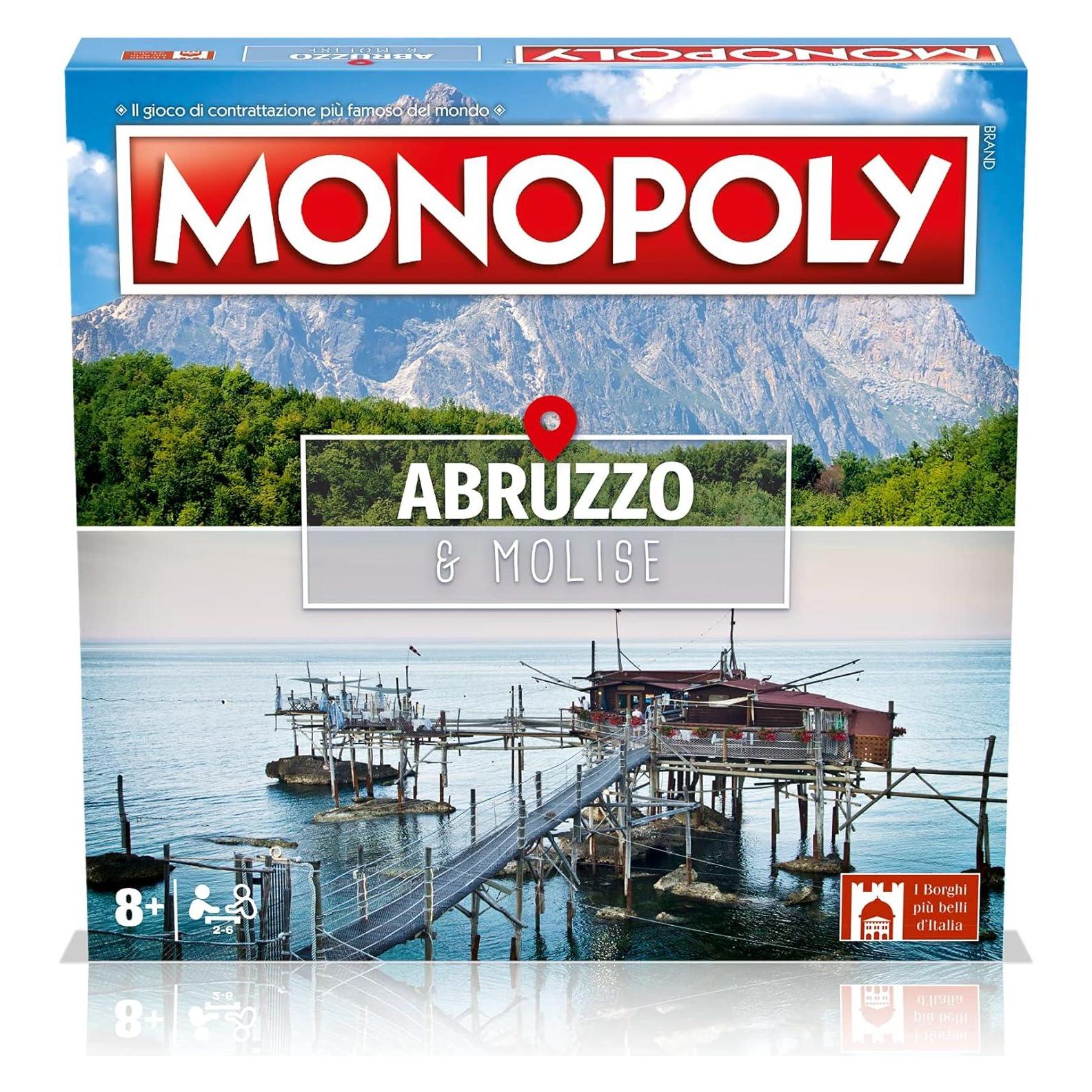 Winning Moves Monopoly - Borghi Piu' Belli D'Italia - Abruzzo (WM02000-ITA-6)