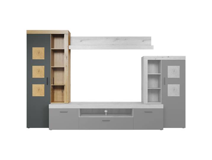 Regal Henderson eiche Holzwerkstoff B 87 H 206 cm
