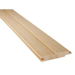 Weißtanne Softline-Saunaholz, 16x96 mm, unbehandelt, massiv