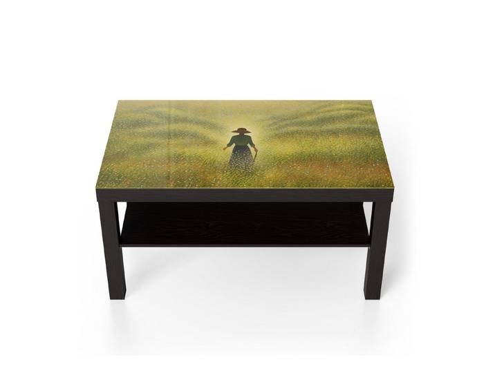 DEQORI Couchtisch 'Wandernde Stille', Glas Beistelltisch Glastisch modern