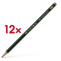 Faber-Castell 12er-Pack Bleistifte »9000« H grün