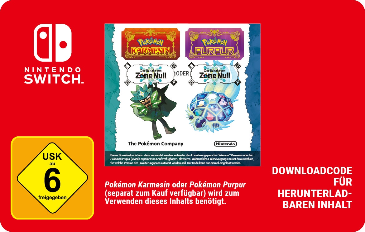 Nintendo Pokémon Scarlet&Violet Expansion Pass - Digitaler Code 4251976736417