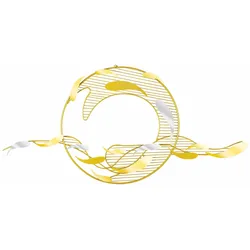 WANDDEKO Gold 121/53 cm