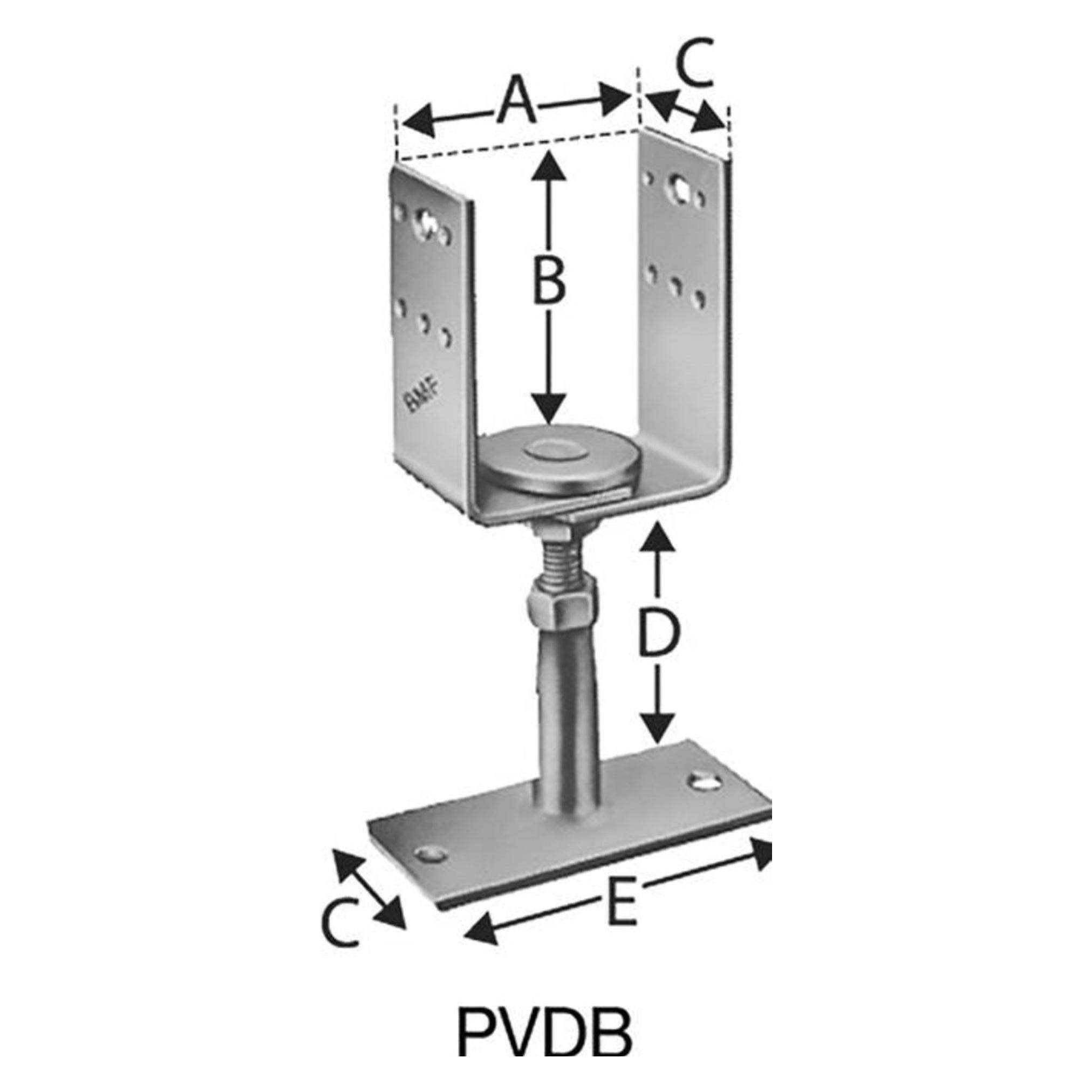 Simpson Sst Simpson PVDB120G Stützenfüsse Vario (Stützenfuss) (218105)