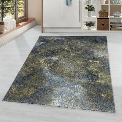 Teppich AYYILDIZ TEPPICHE "OTTAWA 4203", gelb, B:80cm H:8mm L:150cm, Polypropylen (PP), Teppiche, Teppich, Wohnzimmer