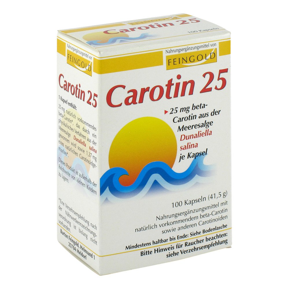 Burton Feingold Carotin 25 Feingold Kapseln 07291839